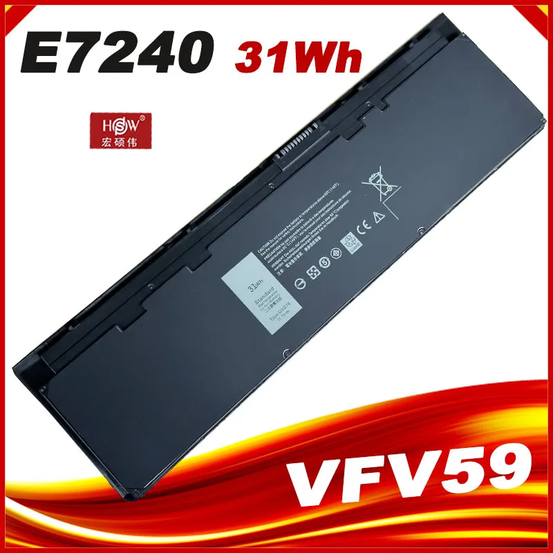 Bateria do Portátil Dell Latitude E7240 Série E7250 W57cv 0w57cv Gvd76 Wd52h Vfv59 - Imagem 6