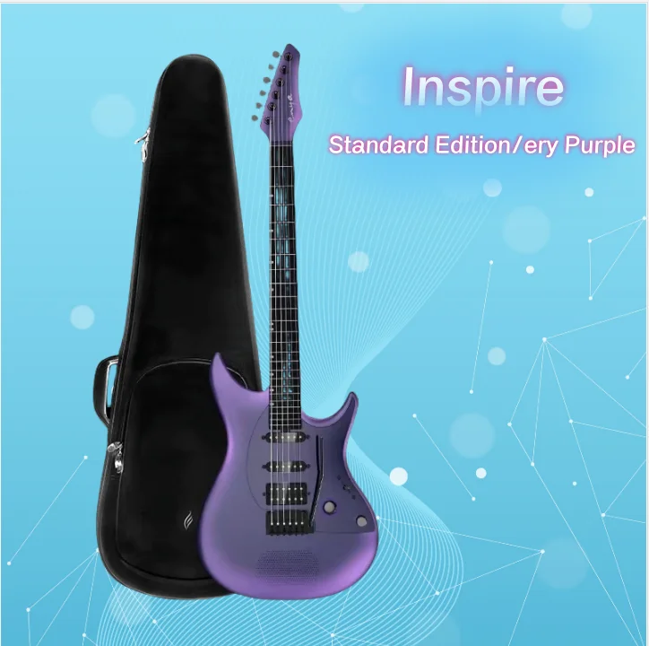 【最終値下】Enya Inspire  Purple Enya Inspire: Carbon Fiber Super Strat Smart Guitar