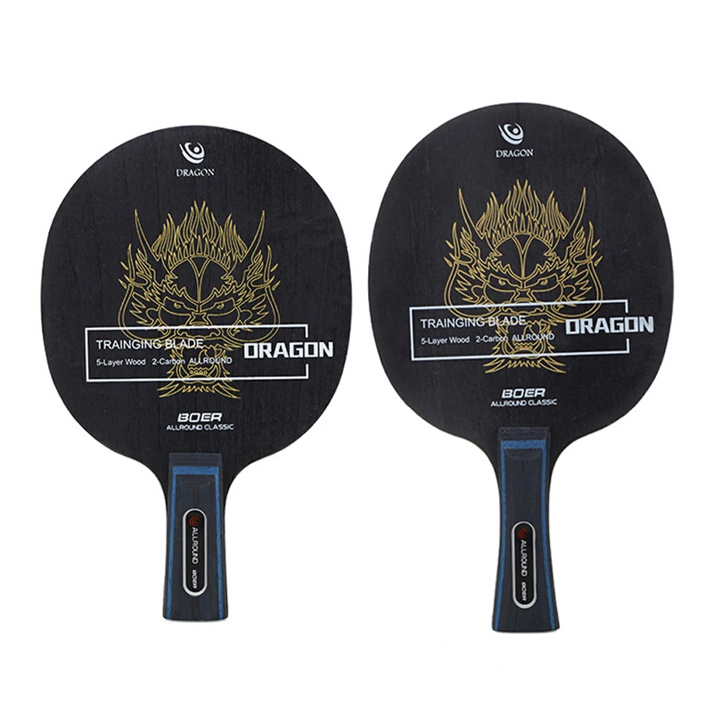 1PC7PlyDRAGONTableTennisRacketBladeFLCSShortLongHandleBOER