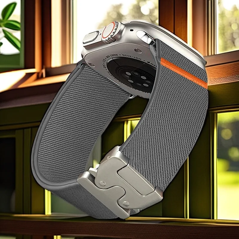 Parachute-Style Adjustable Watch Band Bracelet