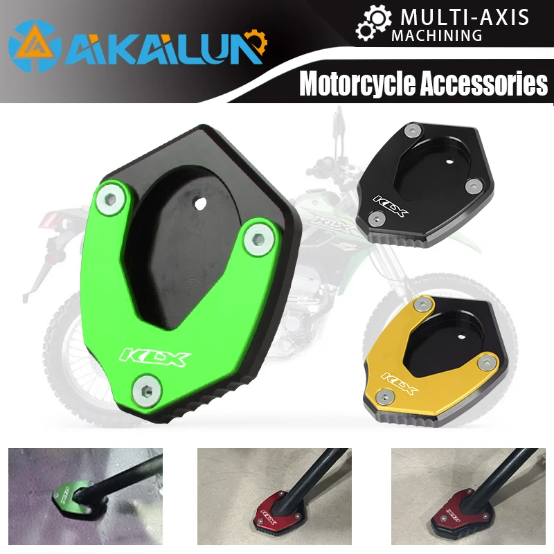 

Аксессуары для мотоциклов KAWASAKI KLX250 KLX 250 2009-2016 2015 CNC подставка для ног боковая подставка удлинитель поддерживающая пластина увеличить