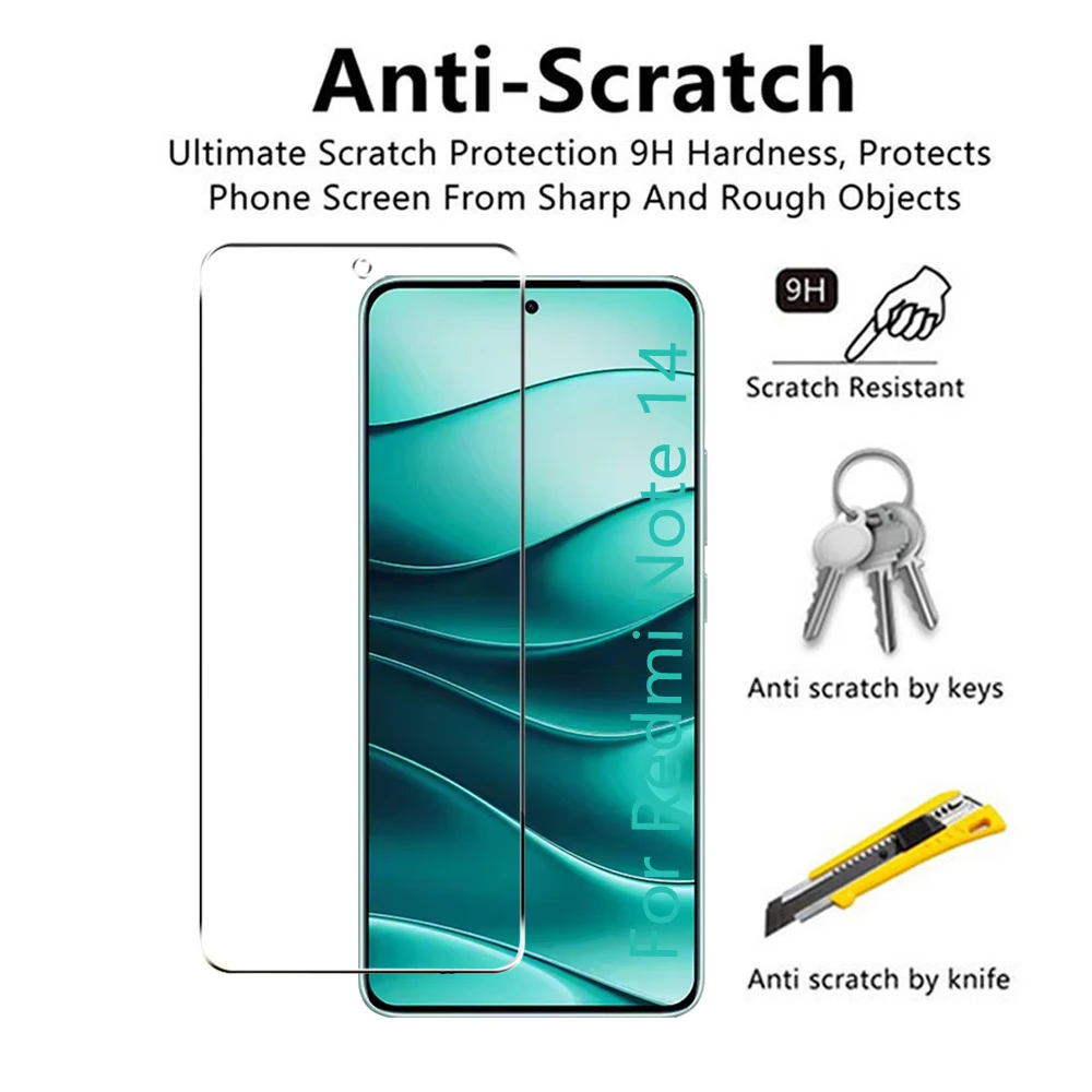 4-Pack Premium Tempered Glass Screen Protectors