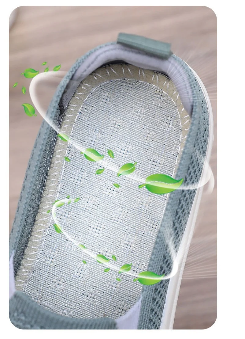 2024 New designer mesh loafers woman odorless shoes orthopedic flats women's breathable slip on lazy shoes female driving flats
