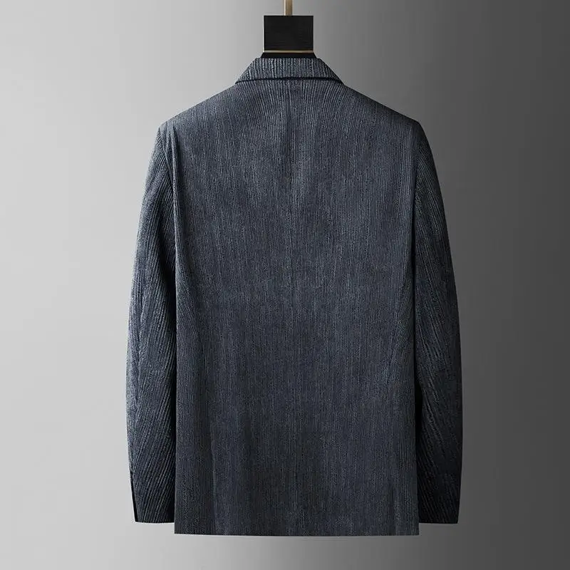 

L-Casual suit men's fashion ins summer thin drop feeling high-grade small suit top short sleeve port style handsome coat