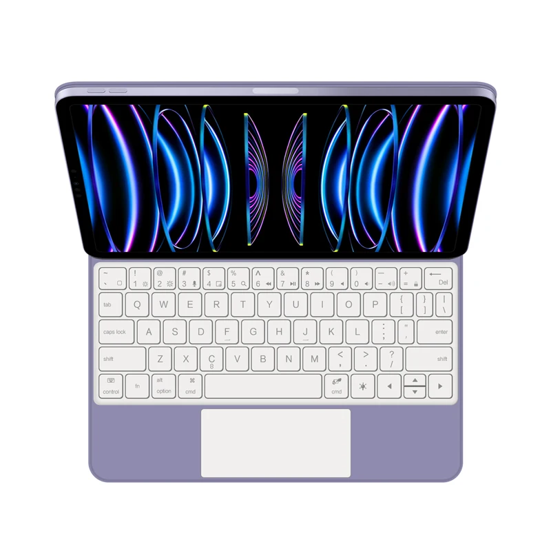 Magic Keyboard For iPad Pro 11 2022 2021 2020 Air 4th 5th Gen 10.9 Air 4 5 Magnetic Case Arabic Spanish Korean Hebrew Keyboard