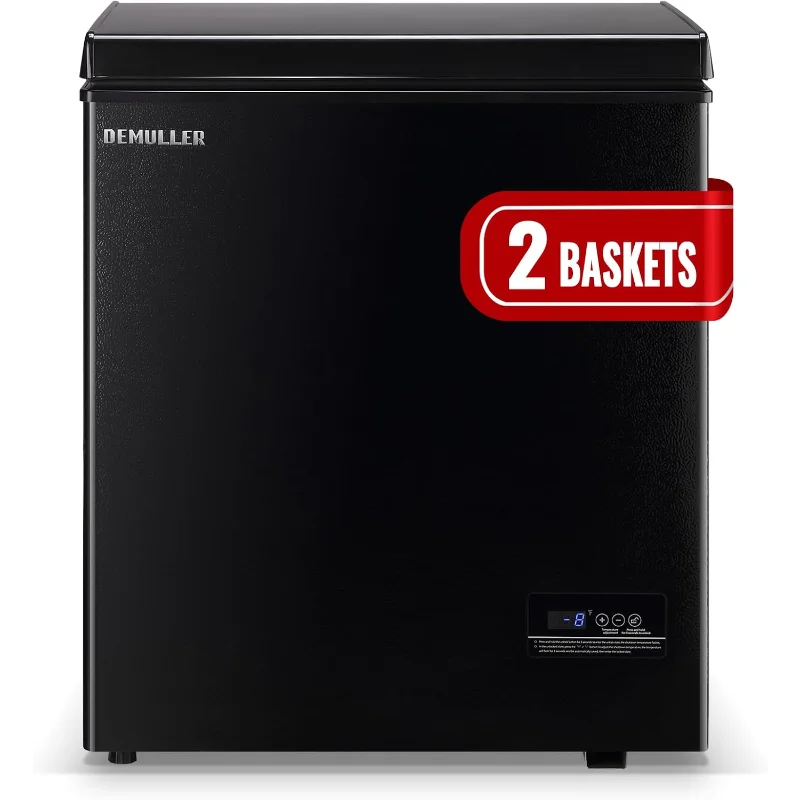 Compact Chest Freezer with Electronic Temperature Control