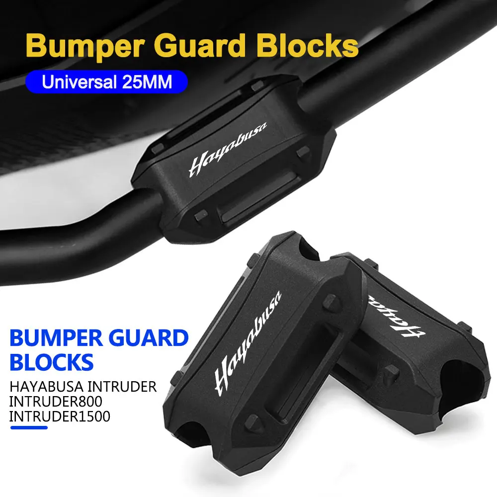 

25MM For SUZUKI HAYABUSA INTRUDER INTRUDER800 INTRUDER1500 Motorcycle Engine Guard Crash Bar Bumper Protection Decorative Block