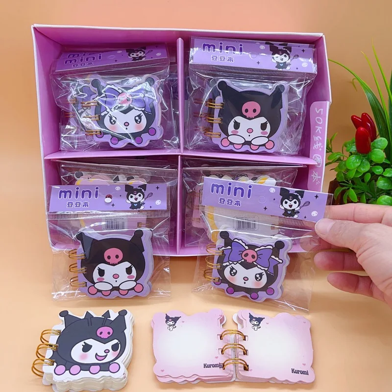 

12pcs/ лот Sanrio Kawaii Kuromi катушка ноутбук милый мини портативный дневник дневник планировщик канцелярских принадлежностей школьные принадлежности подарок
