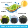 Zipper IBC Tote Cover 330 Gallon for 210D Oxford cloth 1000L Outdoor Water Tank Protective Cover Dust and sun (Black /Green） 5