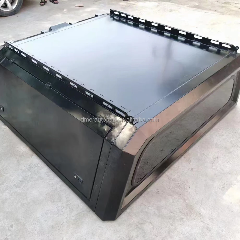 Aluminium Hard Top Pickup Truck Caps Ford Ranger Ram F150 250 High Tonneau Cargo Cover Canopy Topper With Sliding Windows
