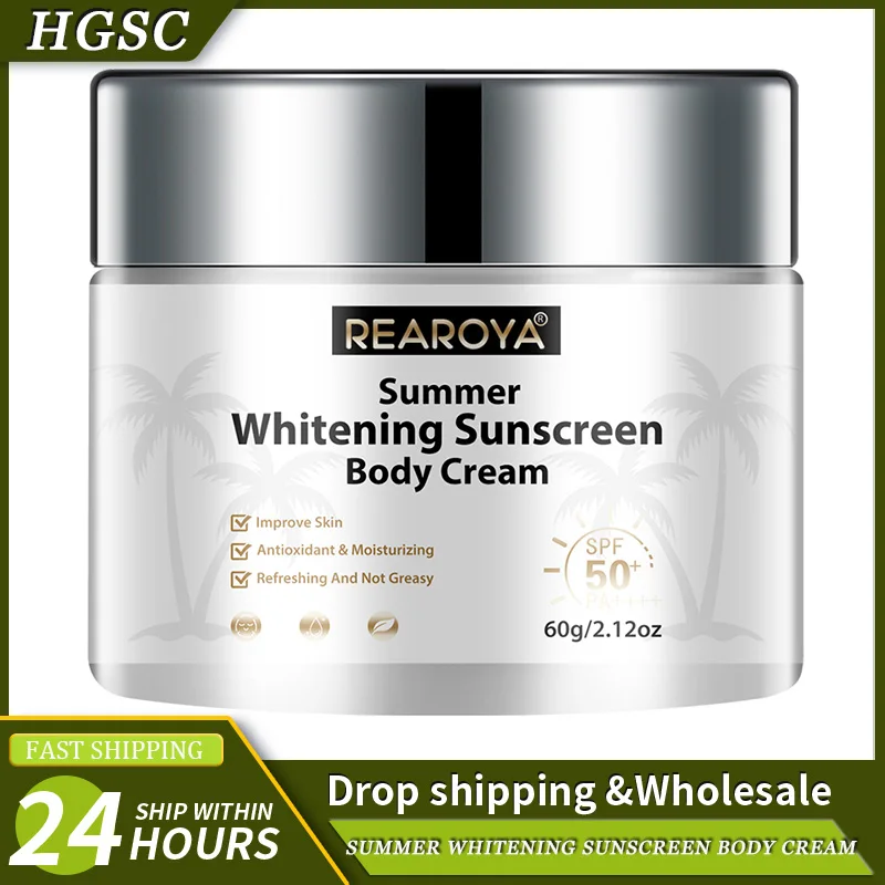 50+ Facial Sunscreen Long Lasting Moisturizing UV Resistant Skin Whitening Cream Korean Moisturiz Protector Care Body Sunscreen