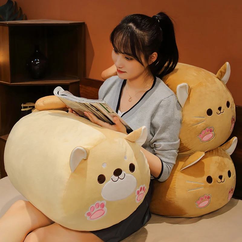 

70cm Large Size Japanese Shiba Inu Dog Plush Pillow Toy Cute Stuffed Animals Cat Plushies Cushion Anime Soft Kids Toys Gifts
