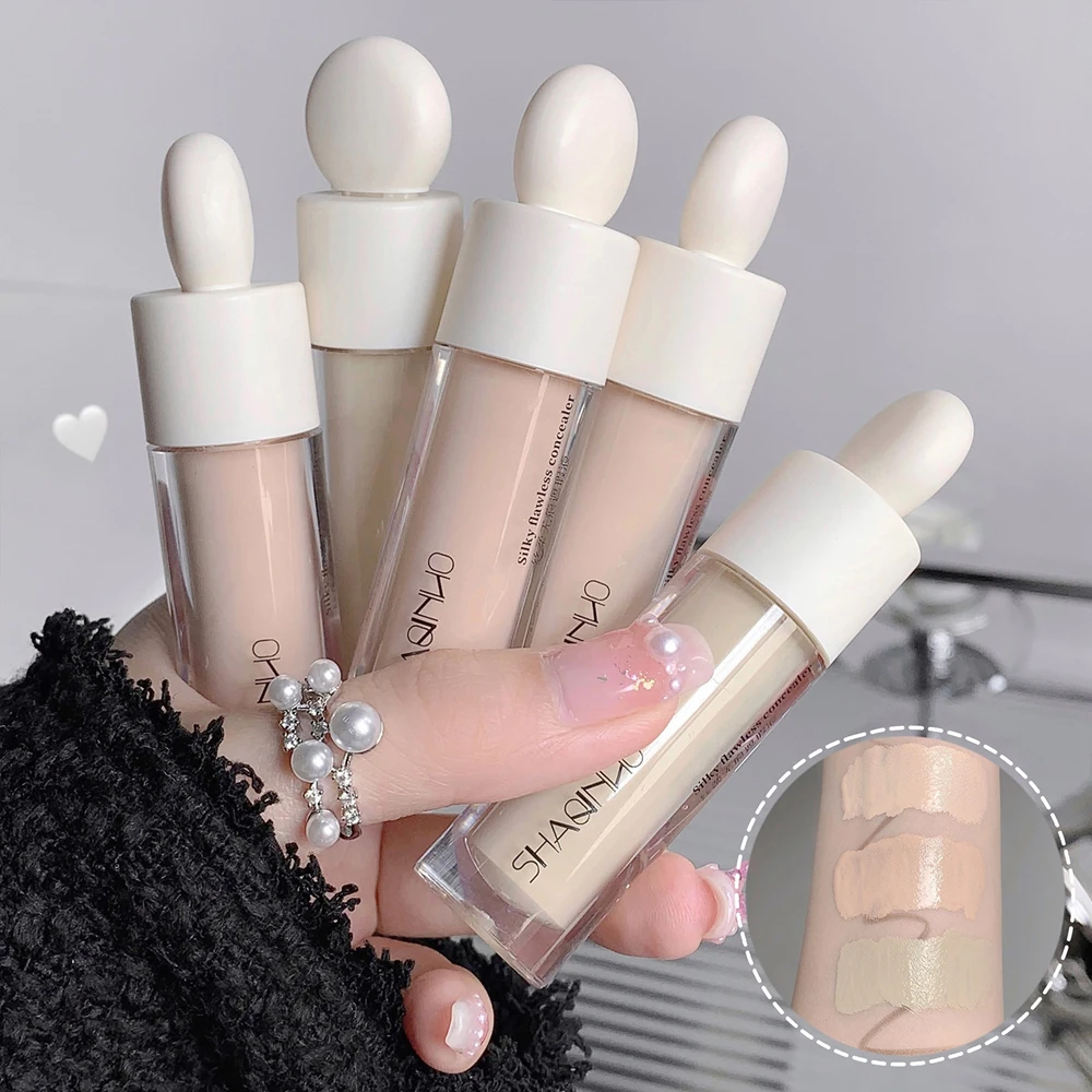 3 Colors Waterproof Matte Liquid Concealer Lasting Full Cover Acne Dark Circles Corrector Professional Foundation Women Makeup face concealer palette color concealer concealer cream foundation concealer face concealer face concealer pen
