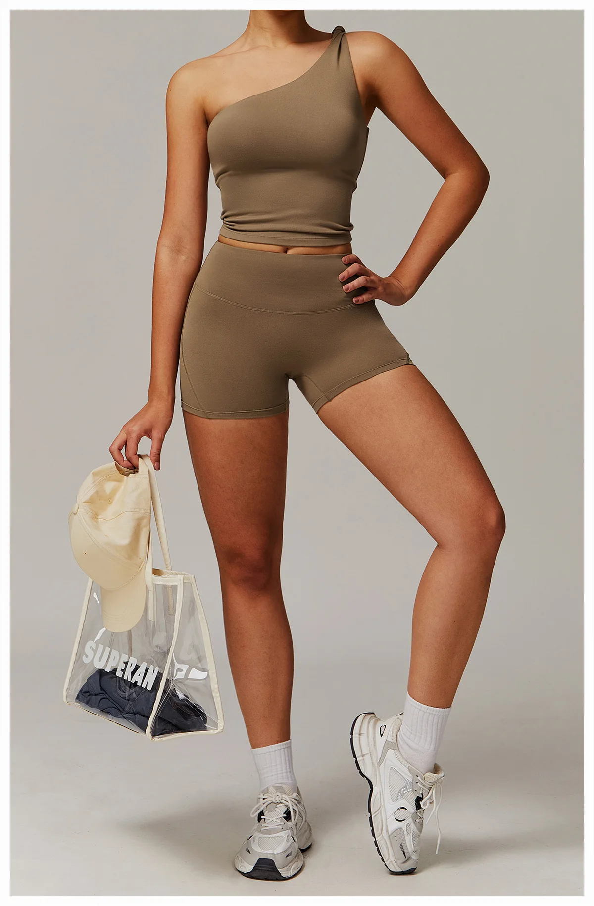2025 New Yoga Shorts For Women High Waist Lift Sports Outerwear Running Workout Shorts 9152