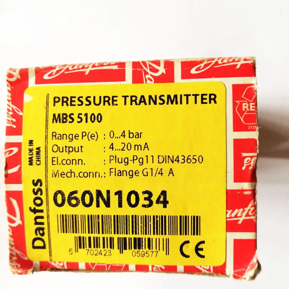 

DANFOSS MBS5100 060N103 4 Датчик давления Новинка #