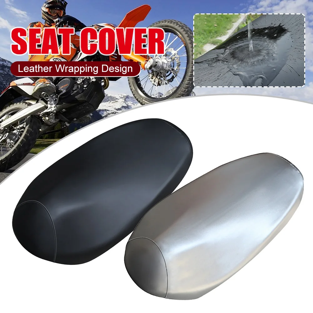 1Pc 92x55CM Motorcycle Seat Cover Leather Waterproof Dustproof Sunscreen Motorbike Scooter Cushion Seat Cover Protector For Motorcycle Seat Covers