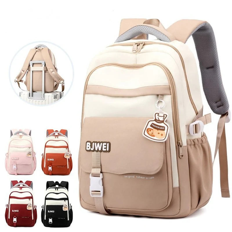 2024 Summer BAIJIAWEI Brand Designer Youth Backpacks for Girls