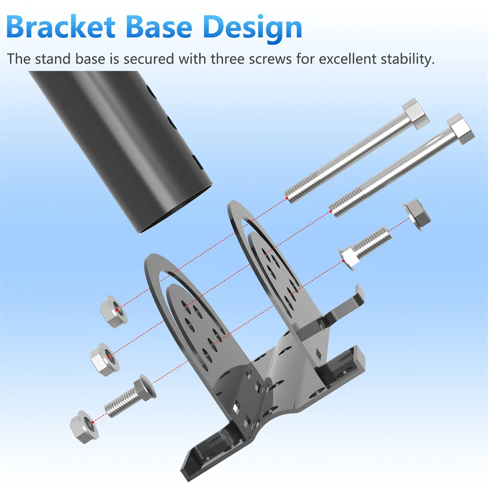 Description Picture 4 of itemFor Starlink Gen 3 Heavy Duty Pivot Roof Mount,Starlink Adjustable Mounting Kit,Compatible with Starlink Standard Gen 3(V3) Dish