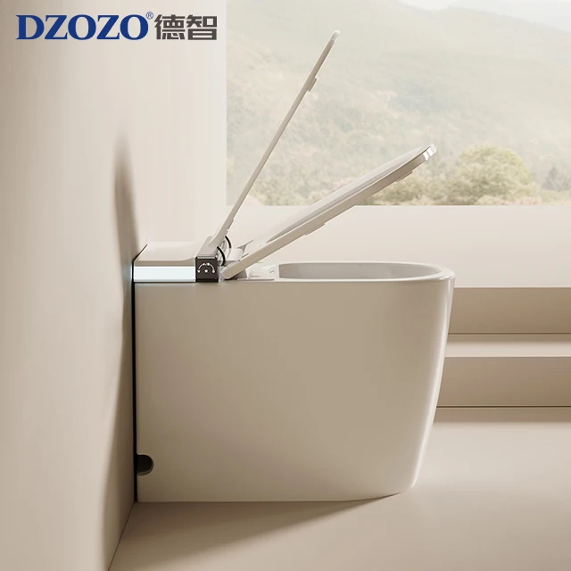 S006 Automatic Flush Light Sensor Remote Control Heated Intelligent Smart Toilet with Warm Seat
