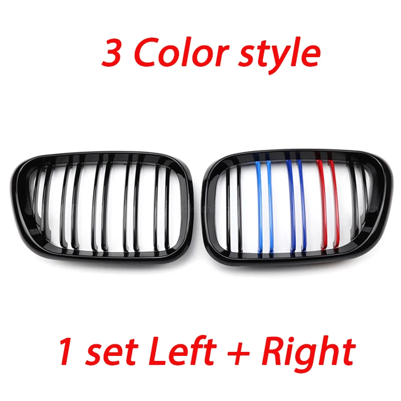 Front Kidney Grille Bumper Black Shape Grill for BMW E53 X5 Pre-LCI 1999-2003 Car Accessories Replacement Part