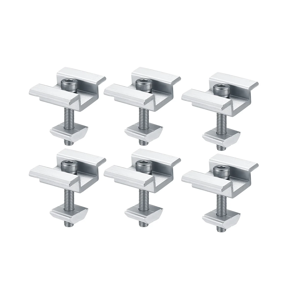 

8Pack Solar Panel Mounting Brackets, Solar Panel End , Centre , for PV Solar Panel Solar Module 30mm