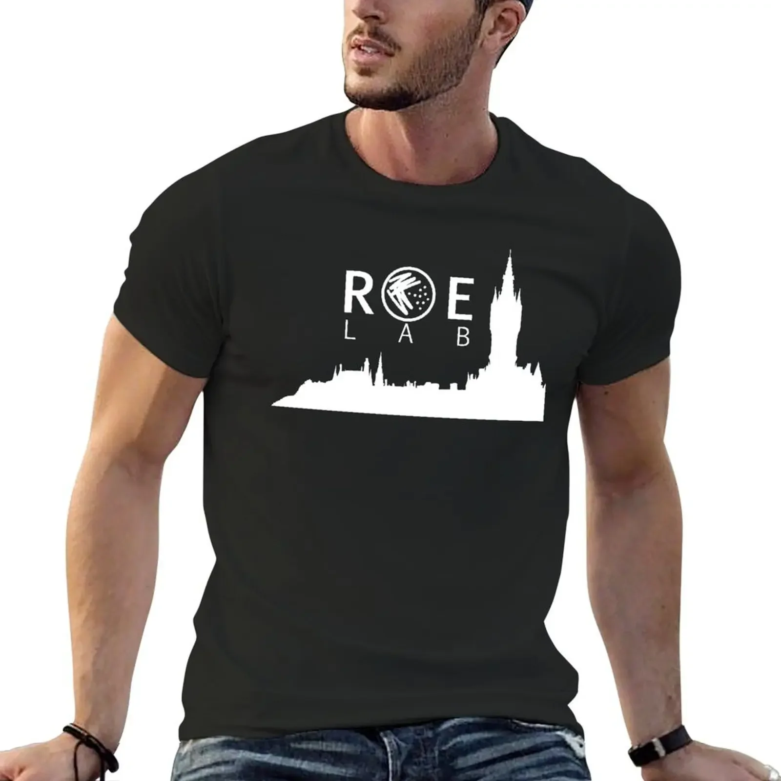 

White Logo with University T-shirt plain anime customs mens workout shirts