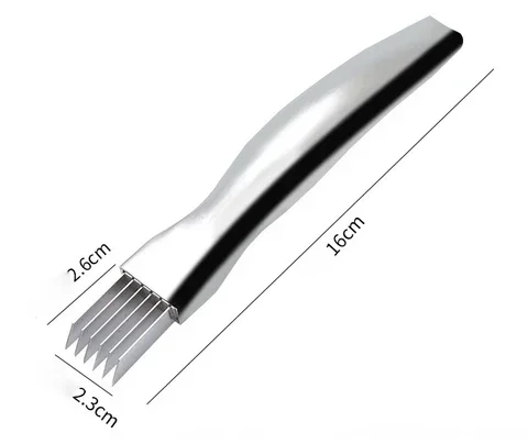 Stainless Steel Scallion Cutter Onion Slicer Sharp Spring Onion Cutter Shredder Vegetable Knife Cutting Tools Kitchen Gadgets