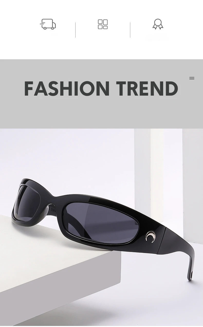 Rectangular Sunglasses For Men And Women Vintage Uv400 Sun Glasses_voghion.com