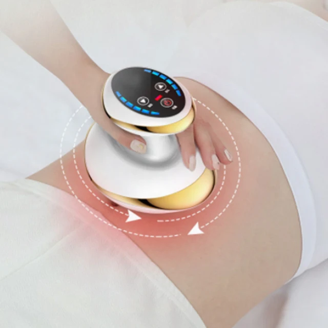 Electric Guasha Scraping Massage Cupping Back Massager Heating Fat Burner Anticellulite Body Shaping Massager Scraping Apparatus 2