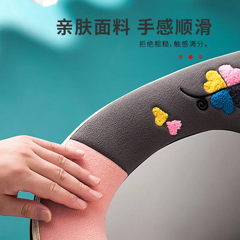 Toilet Seat Four Seasons Universal Double with Zipper Summer Toilet Seat Cushion Waterproof Zipper Models Cover Home toilet seat cover,toilet seat cushion
