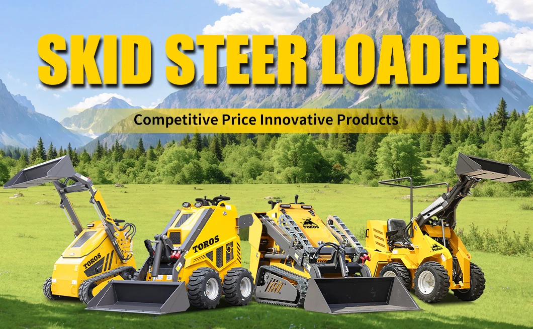 TOROS Mini-Kompaktlader mit Raupenlaufwerk Meistverkaufter Angepasster Mini-Kompaktlader und Zubehör zum Bestpreis – Detail 1