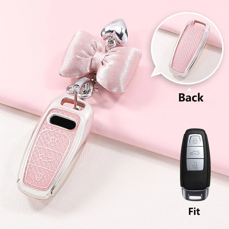 Premium Crystal TPU Key Case – Sleek Protective Key Fob Cover in Transparent Design