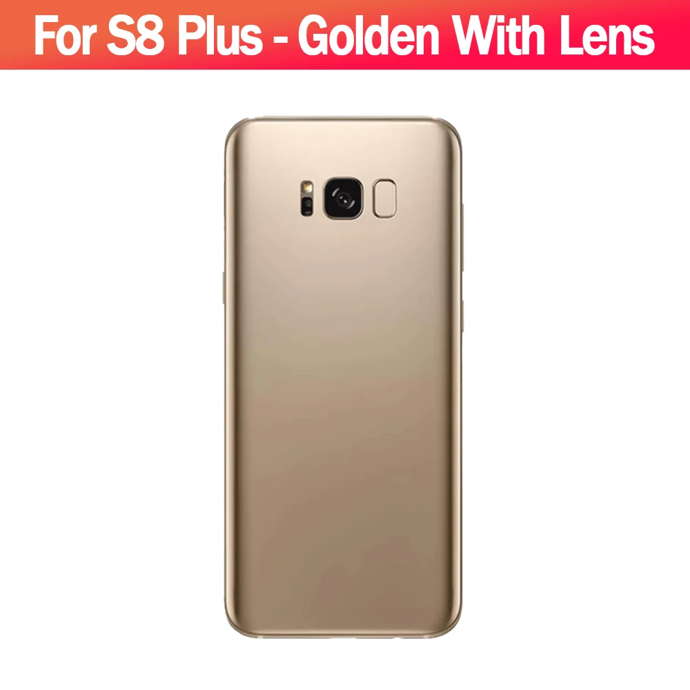 삼성 갤럭시 S8/S8 플러스 배터리 백 커버 유리 패널 후면 도어 하우징 케이스 카메라 렌즈 교체용