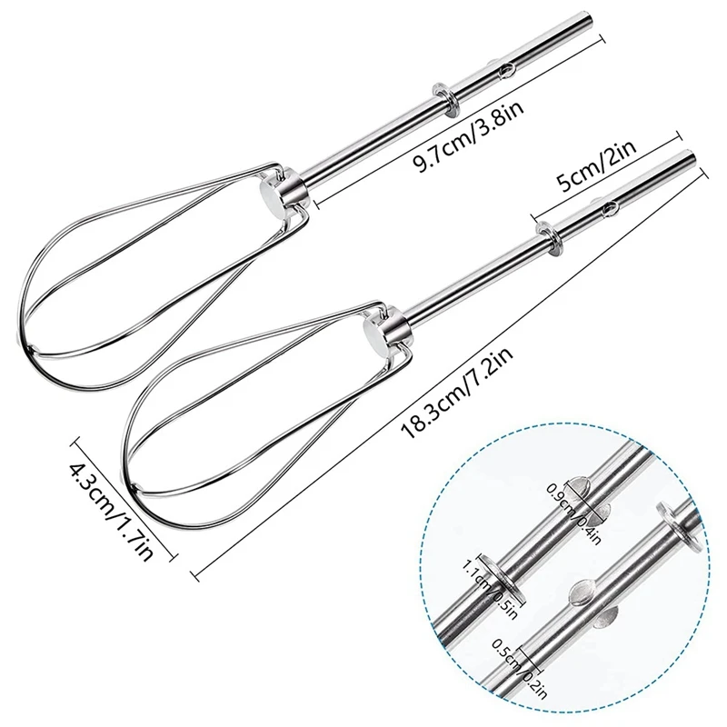 Compatible for Kitchen Aid Hand Mixer Attachments, Replacement Egg