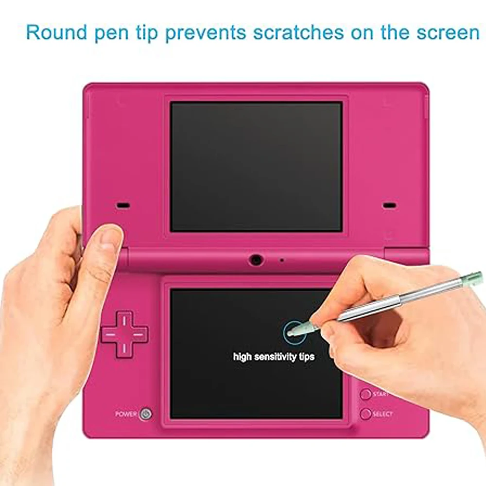 4 Pcs DSi Metal Stylus Pen Retractable Replacement Stylus Compatible with Nintendo DSi 4in1 Combo Touch Pen Set stylus pen touch pen