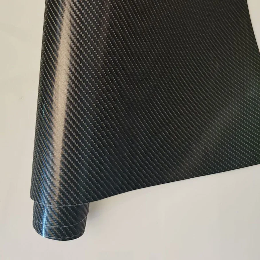 Auto Aufkleber Glänzend Schwarz Carbon Faser Muster Wasserdichte