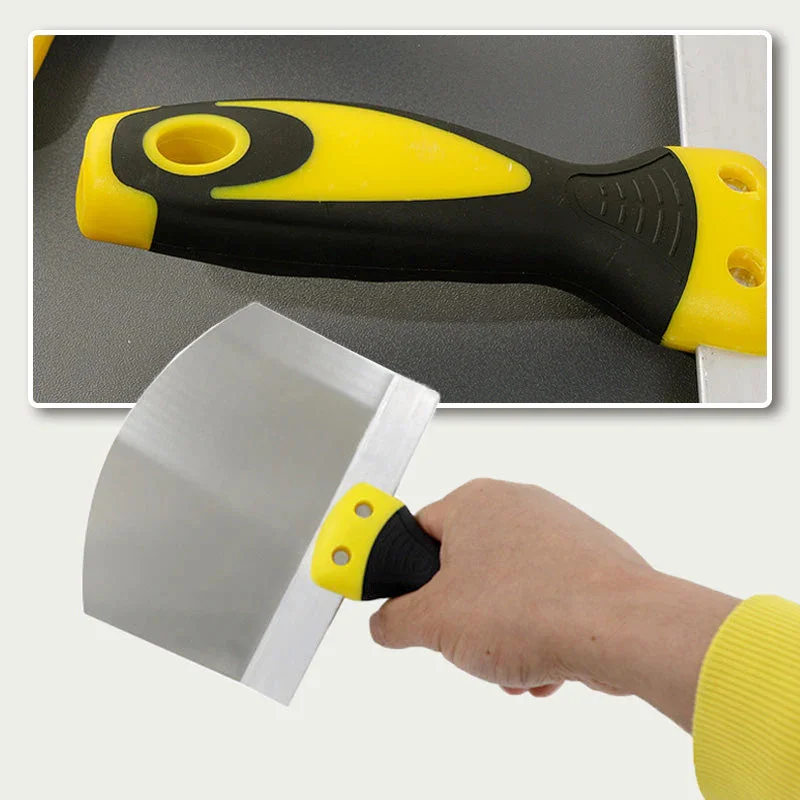 Arc-Shape Shovel Putty Knife Scraper Hand Tool For Drywall Finishing Plaster Trowel Scraper Putty Tool Plastic Curved Shovel