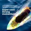 JJRC 2.4G RC Mini Speedboat Cool Lighting Remote Control Double Motor High-speed Competitive Boat Kids Toys Boy Multiplayer Game 4