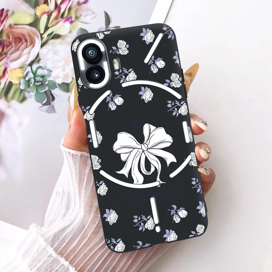 Floral Butterfly Design Soft TPU Phone Case