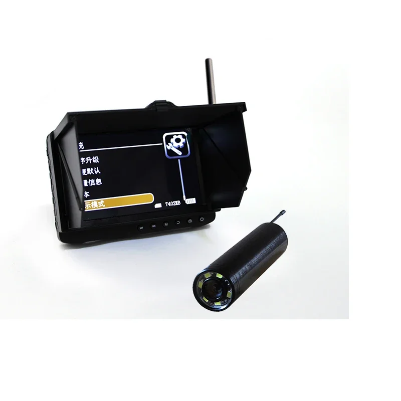 

Li-battery powered portable 2.4Ghz wireless chimney inspection camera with 5 in monitor for better sweeping