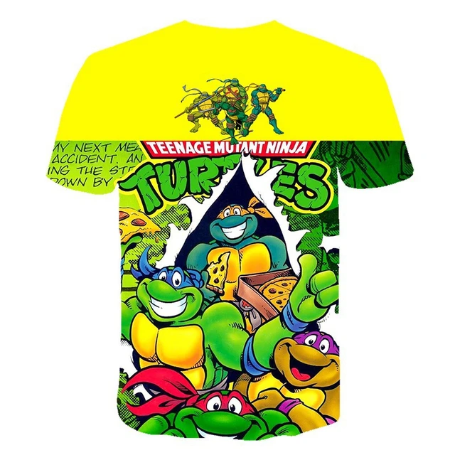 Tmnt Teenage Mutant Ninja Turtles T-shirt For Boy Summer 2023 Children 3d  Cartoon Printing Short Sleeve Girls Top Cartoon Tees - Animation  Derivatives/peripheral Products - AliExpress