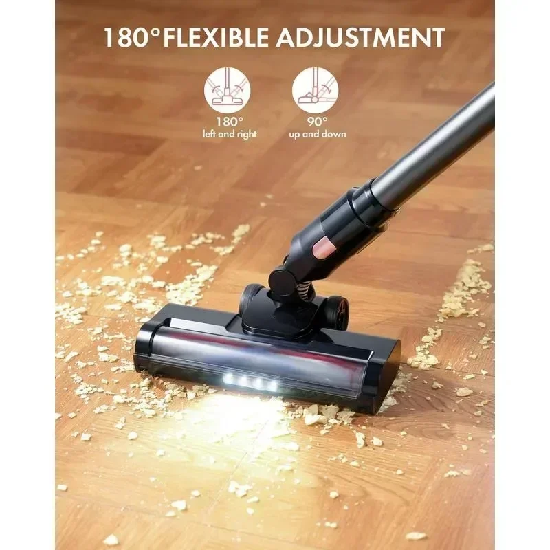 Homeika Cordless Vacuum Cleaner, 28Kpa Powerful Suction, 380W Powerful Brushless Motor, 8in1 Lightweight Handheld Vacuum Cleaner 4
