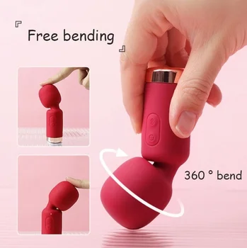 Mini Powerful AV Vibrators for Women Magic Wand Vibrator Female Clitoris Stimulator Massager Dildo Sex Toys Goods for Adults 18 4