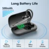 New Bee M53 Wireless Headset Bluetooth Driving Headphone with Dual-Mic Noise Cancelling Handsfree Single Earpiece Earphones 3