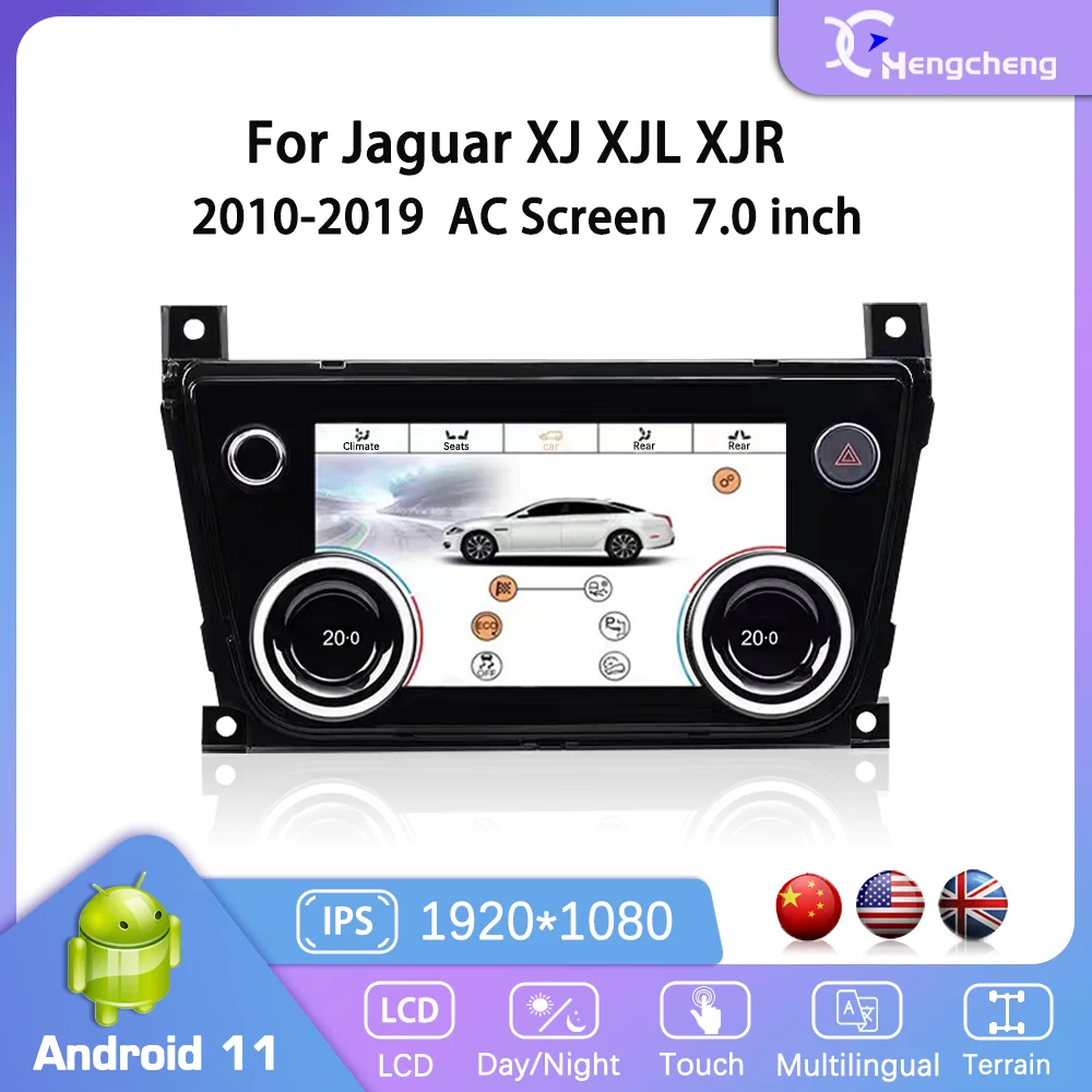 

7inch LCD Screen For Jaguar XJ XJL XJR 2010-2019 Car AC Air Conditioning Panel Climate Control IPS HD Touch Display