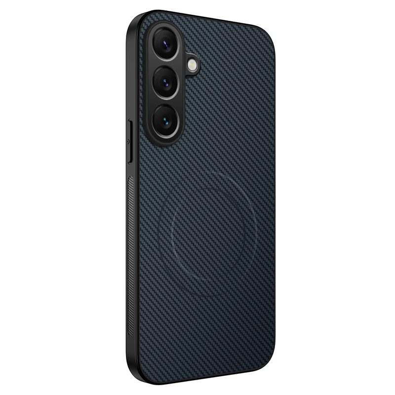 Protective Back Case Cover - Soft Silicone Carbon Fiber Magnetic Design
