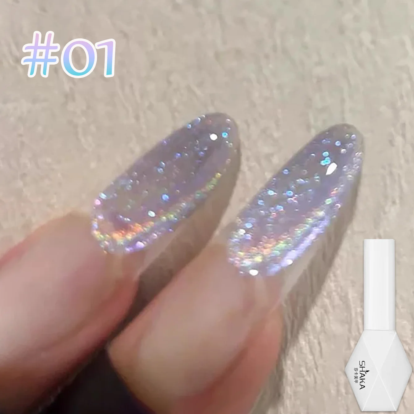 1-10pcs SHAKA 스프링 레인보우 캣 아이 퍼플 블루 젤 네일 폴리쉬 2026 새로운 슈퍼 플래시 할로윈 다목적 네일 젤