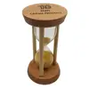 10 Min Wooden Yellow Sand Timer Hourglass for Kid Reading Game Playing Timer 3