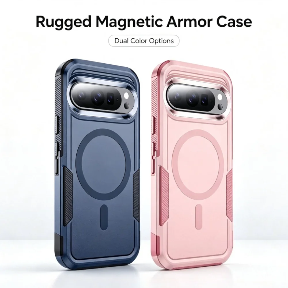Rugged Armor Military Grade Shockproof Case with MagSafe Compatibility