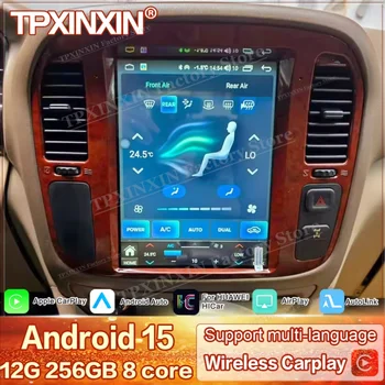 Unità di Navigazione Intelligente Android 14 per Toyota Land Cruiser LC100 e Lexus LX470 1998~2022, GPS con Doppio CANBUS